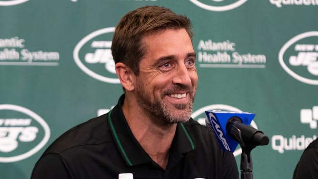 New York Jets quarterback Aaron Rodgers